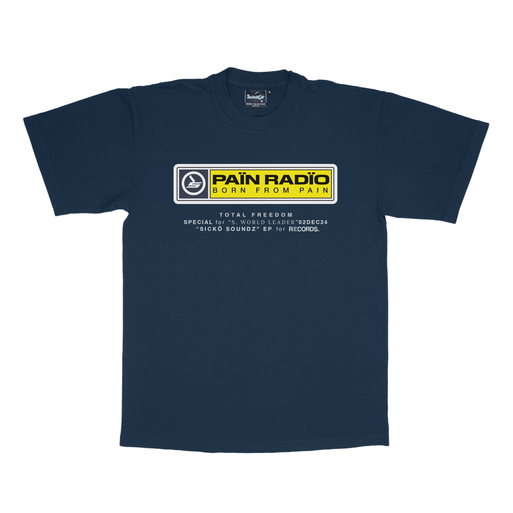 PAÏN RADÏO TEE [NAVY]