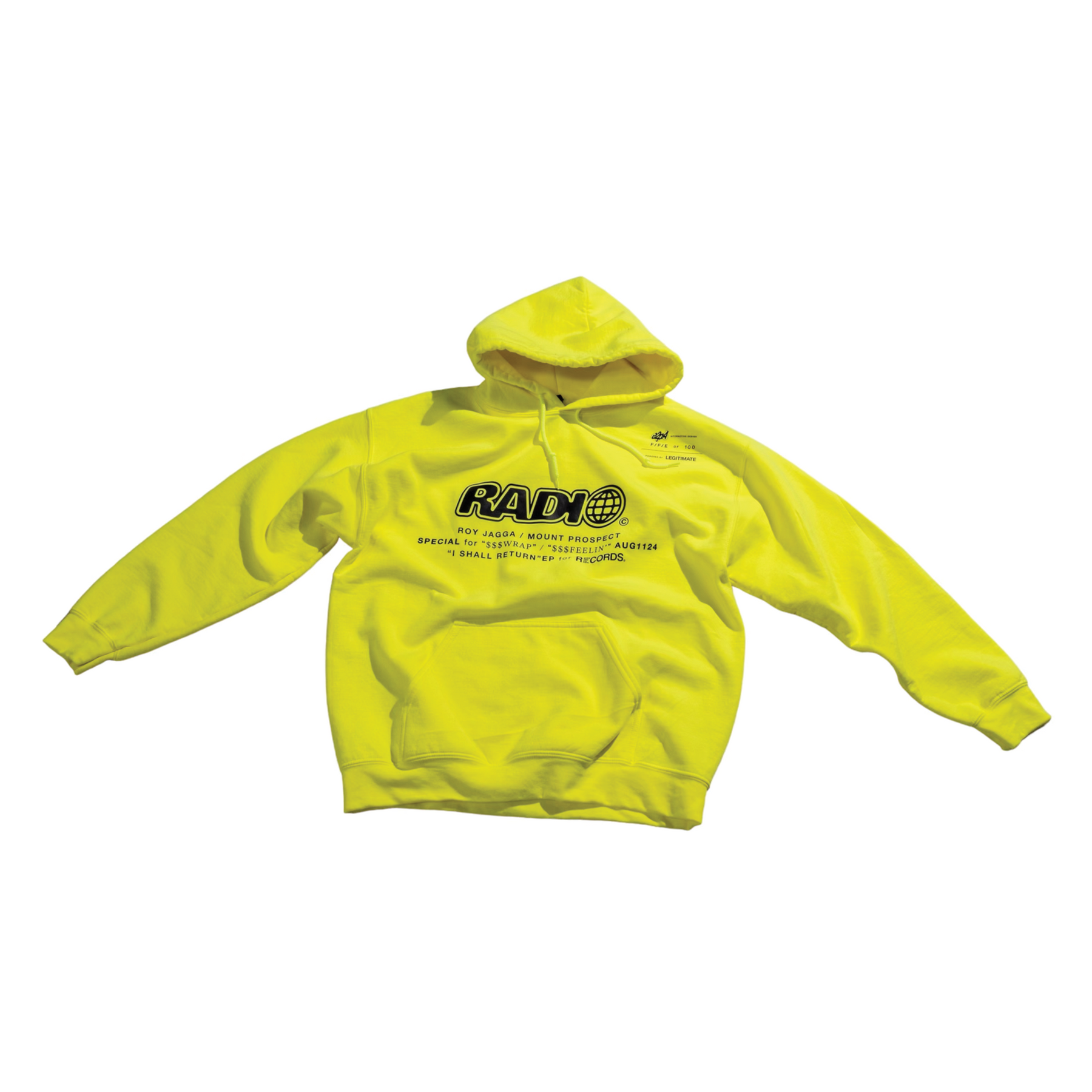 RADIO🌐 INTERACTIVE HOODIE (LIMONCELLO)