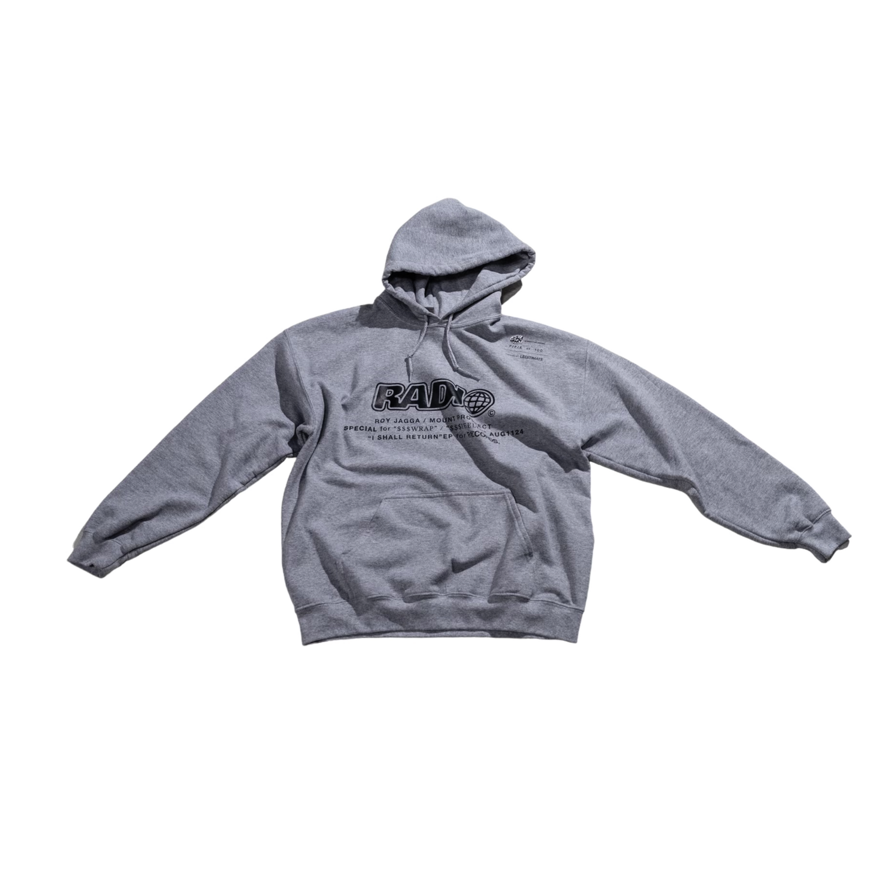 RADIO🌐 INTERACTIVE HOODIE (SPORT GREY)